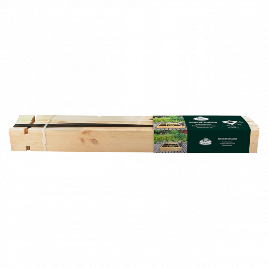 Houten vierkante meter tuin
