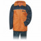 Kinderregenpak Anuy Luton 5516 (orange/blauw) mt. 140