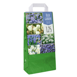 Draagtas bulbs garden blue 125 stuks Draagtas bulbs garden blue 125 stuks