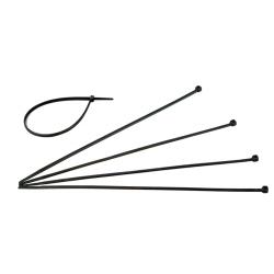 Bundelbandje zwart 760 x 9 mm. UV bestendig (50 st.)