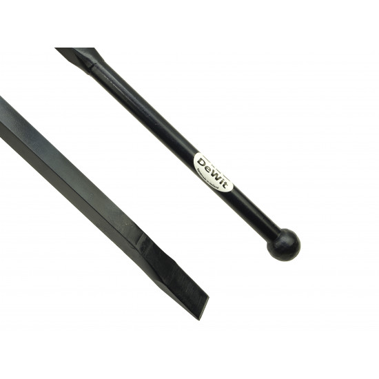 De Wit stootijzer 1800 x 100 mm. platte beitel (7207)