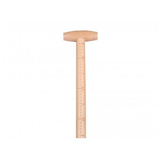 Schopsteel Atlas meetsteel 110 cm. gebogen