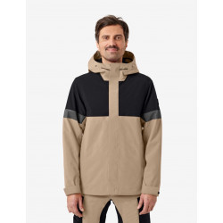 Luca, hardshell jas, waterdicht, beige-zwart Luca, hardshell jas, waterdicht, beige-zwart