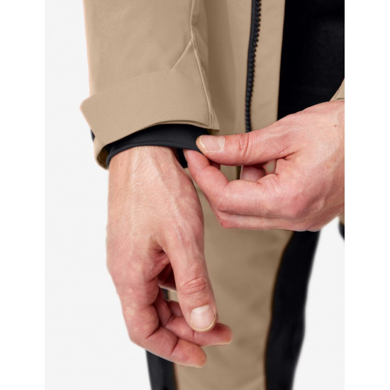 Luca, hardshell jas, waterdicht, beige-zwart Luca, hardshell jas, waterdicht, beige-zwart