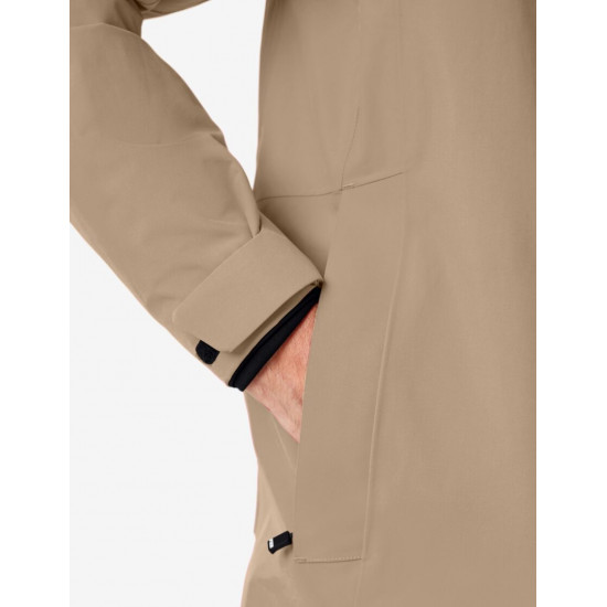 Luca, hardshell jas, waterdicht, beige-zwart Luca, hardshell jas, waterdicht, beige-zwart