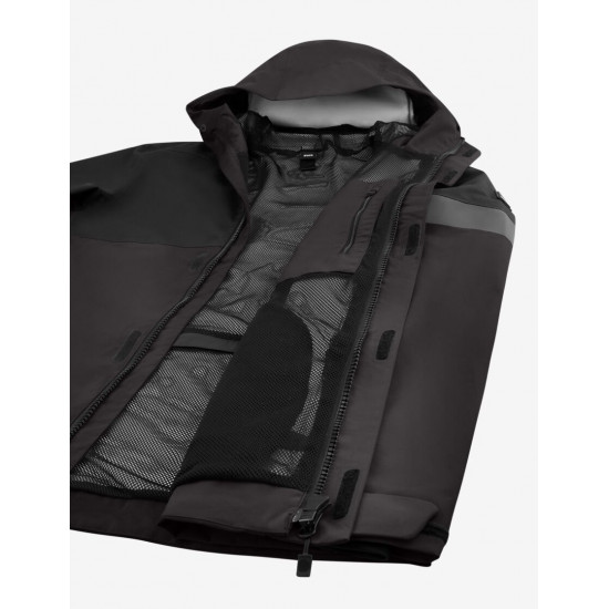 Luca, hardshell jas, waterdicht antraciet-zwart Luca, hardshell jas, waterdicht antraciet-zwart