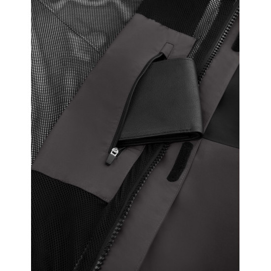 Luca, hardshell jas, waterdicht antraciet-zwart Luca, hardshell jas, waterdicht antraciet-zwart