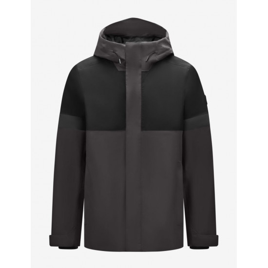 Luca, hardshell jas, waterdicht antraciet-zwart Luca, hardshell jas, waterdicht antraciet-zwart