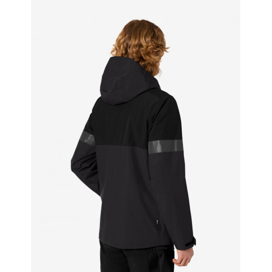Luca, hardshell jas, waterdicht antraciet-zwart Luca, hardshell jas, waterdicht antraciet-zwart