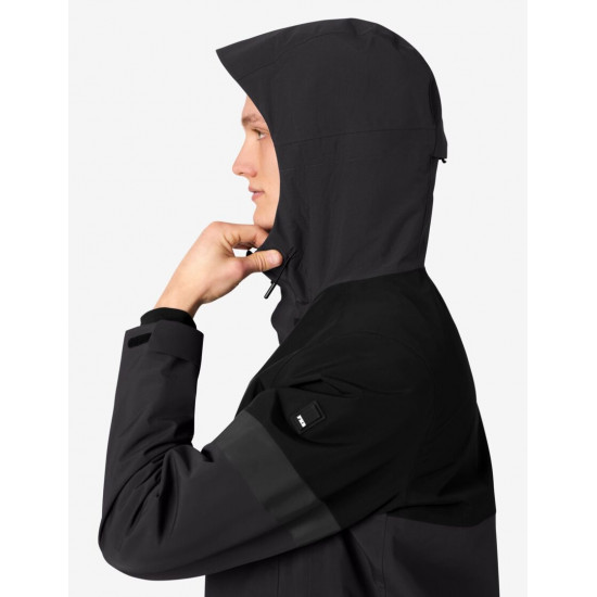 Luca, hardshell jas, waterdicht antraciet-zwart Luca, hardshell jas, waterdicht antraciet-zwart