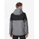 Luca, hardshell jas, waterdicht, grijs-zwart Luca, hardshell jas, waterdicht, grijs-zwart