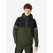 Luca, hardshell jas, waterdicht, olijf-zwart