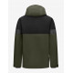 Luca, hardshell jas, waterdicht, olijf-zwart
