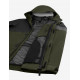 Luca, hardshell jas, waterdicht, olijf-zwart