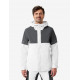 Luca, hardshell jas, waterdicht, wit-antraciet Luca, hardshell jas, waterdicht, wit-antraciet