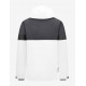 Luca, hardshell jas, waterdicht, wit-antraciet Luca, hardshell jas, waterdicht, wit-antraciet