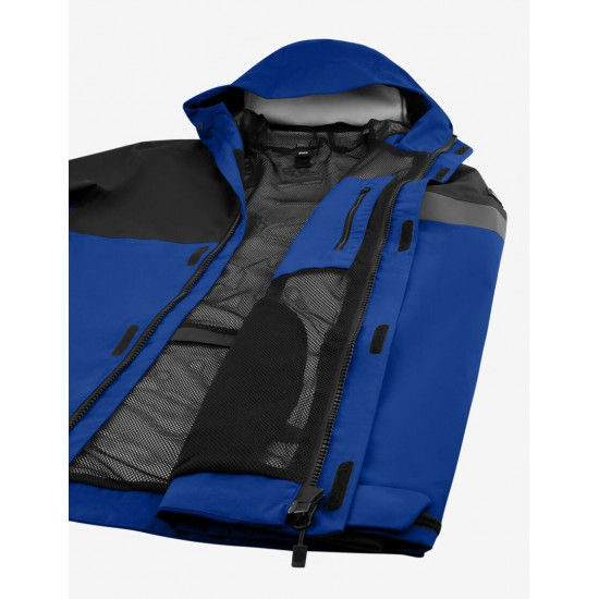 Luca, hardshell jas, waterdicht, korenblauw-zwart Luca, hardshell jas, waterdicht, korenblauw-zwart