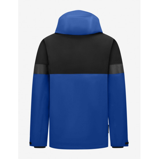 Luca, hardshell jas, waterdicht, korenblauw-zwart Luca, hardshell jas, waterdicht, korenblauw-zwart