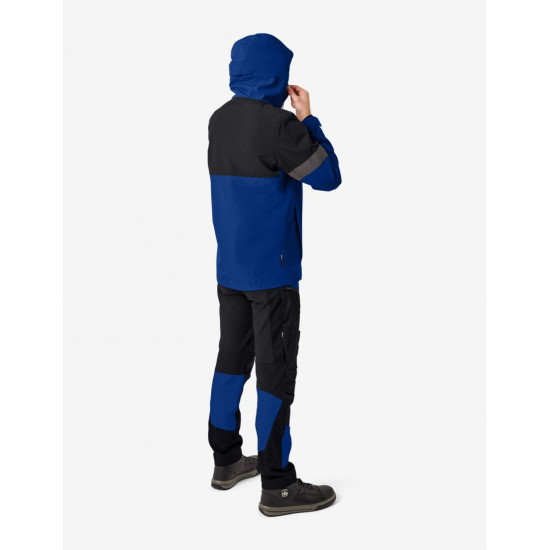 Luca, hardshell jas, waterdicht, korenblauw-zwart Luca, hardshell jas, waterdicht, korenblauw-zwart