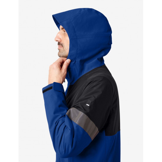 Luca, hardshell jas, waterdicht, korenblauw-zwart Luca, hardshell jas, waterdicht, korenblauw-zwart