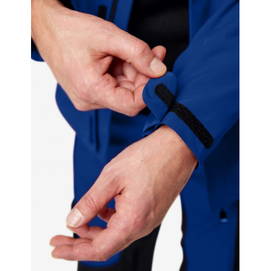 Luca, hardshell jas, waterdicht, korenblauw-zwart Luca, hardshell jas, waterdicht, korenblauw-zwart