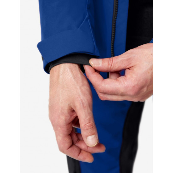 Luca, hardshell jas, waterdicht, korenblauw-zwart Luca, hardshell jas, waterdicht, korenblauw-zwart