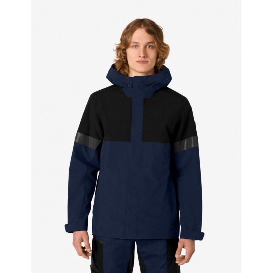 Luca, hardshell jas, waterdicht, marine-zwart Luca, hardshell jas, waterdicht, marine-zwart