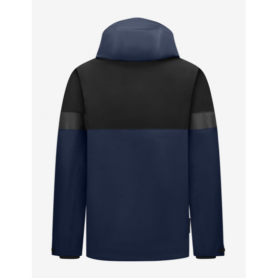 Luca, hardshell jas, waterdicht, marine-zwart Luca, hardshell jas, waterdicht, marine-zwart