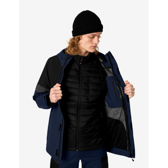 Luca, hardshell jas, waterdicht, marine-zwart Luca, hardshell jas, waterdicht, marine-zwart