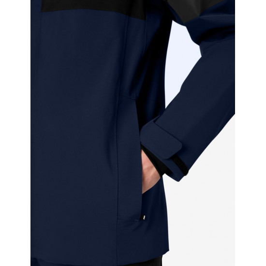 Luca, hardshell jas, waterdicht, marine-zwart Luca, hardshell jas, waterdicht, marine-zwart