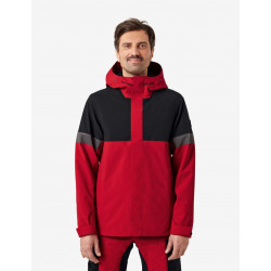 Luca, hardshell jas, waterdicht, rood-zwart Luca, hardshell jas, waterdicht, rood-zwart