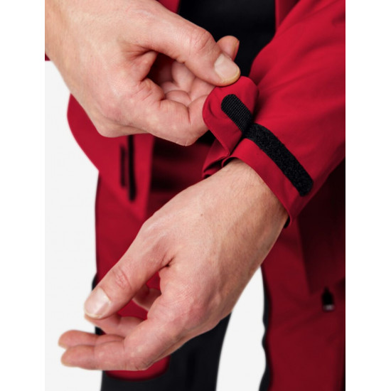 Luca, hardshell jas, waterdicht, rood-zwart Luca, hardshell jas, waterdicht, rood-zwart