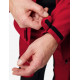 Luca, hardshell jas, waterdicht, rood-zwart Luca, hardshell jas, waterdicht, rood-zwart