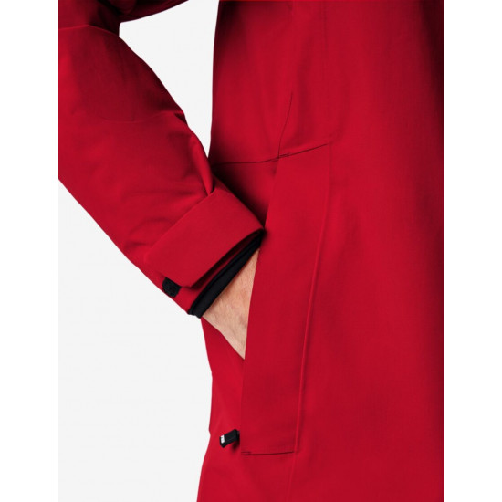Luca, hardshell jas, waterdicht, rood-zwart Luca, hardshell jas, waterdicht, rood-zwart