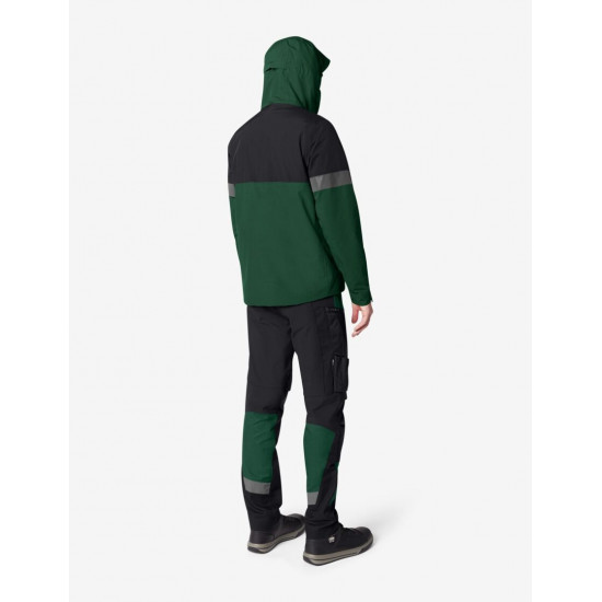 Luca, hardshell jas, waterdicht, groen-zwart Luca, hardshell jas, waterdicht, groen-zwart