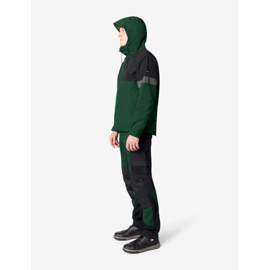 Luca, hardshell jas, waterdicht, groen-zwart Luca, hardshell jas, waterdicht, groen-zwart