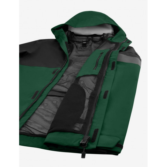 Luca, hardshell jas, waterdicht, groen-zwart Luca, hardshell jas, waterdicht, groen-zwart