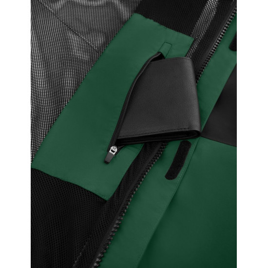 Luca, hardshell jas, waterdicht, groen-zwart Luca, hardshell jas, waterdicht, groen-zwart