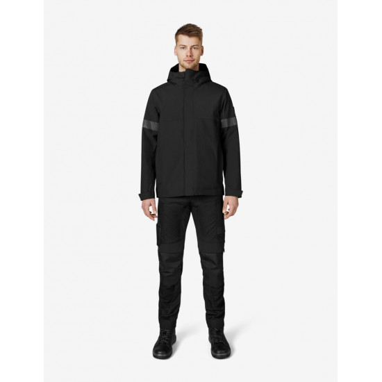 Luca, hardshell jas, waterdicht, zwart Luca, hardshell jas, waterdicht, zwart