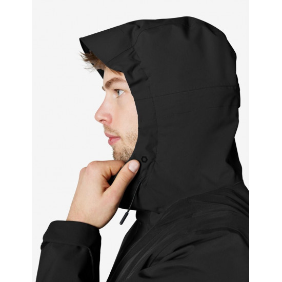 Luca, hardshell jas, waterdicht, zwart Luca, hardshell jas, waterdicht, zwart