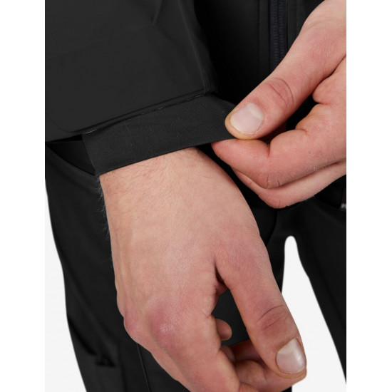 Luca, hardshell jas, waterdicht, zwart Luca, hardshell jas, waterdicht, zwart