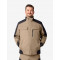 Lars, werkjas, winter, beige-zwart