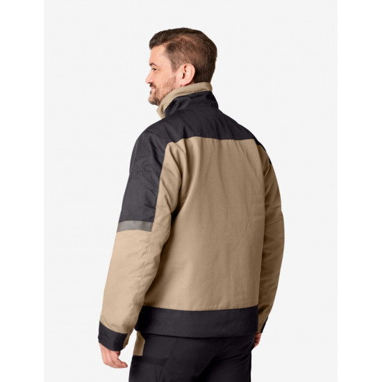Lars, werkjas, winter, beige-zwart Lars, werkjas, winter, beige-zwart