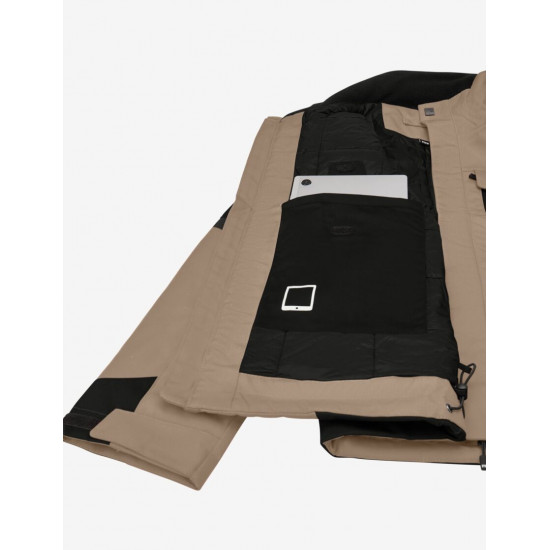Lars, werkjas, winter, beige-zwart Lars, werkjas, winter, beige-zwart