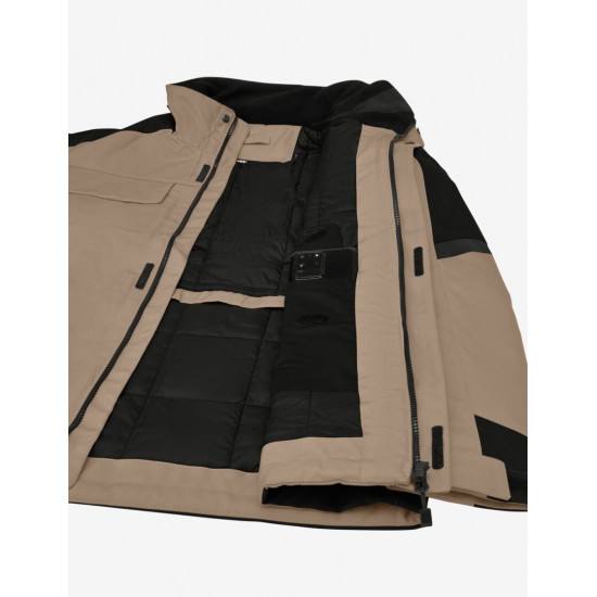 Lars, werkjas, winter, beige-zwart Lars, werkjas, winter, beige-zwart