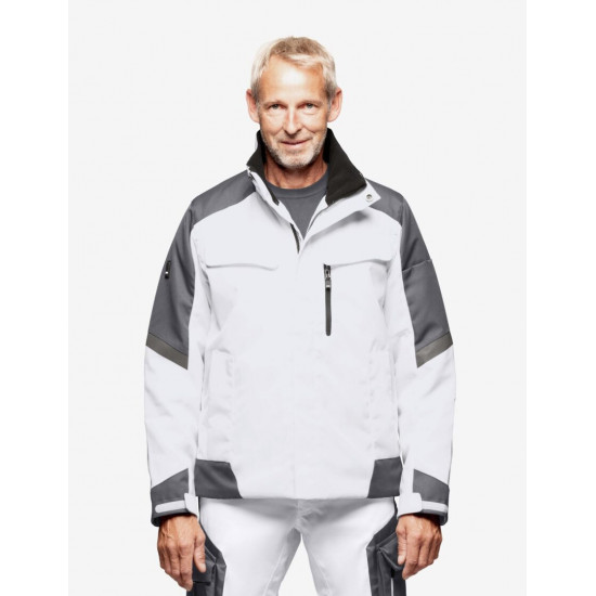 Lars, werkjas, winter, wit-antraciet Lars, werkjas, winter, wit-antraciet