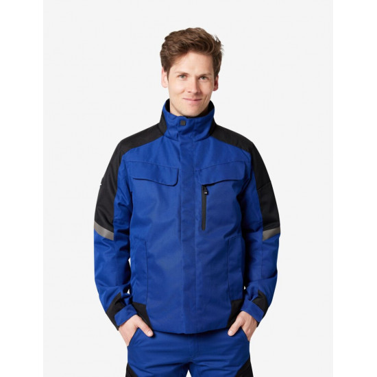 Lars, werkjas, winter, korenblauw-zwart Lars, werkjas, winter, korenblauw-zwart
