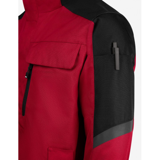 Lars, werkjas, winter, rood-zwart Lars, werkjas, winter, rood-zwart