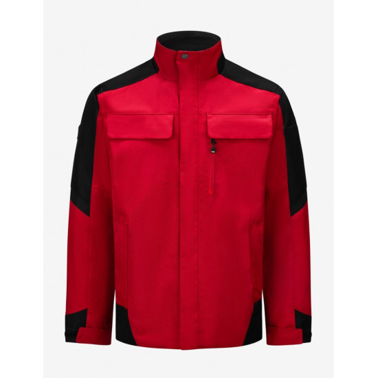 Lars, werkjas, winter, rood-zwart Lars, werkjas, winter, rood-zwart