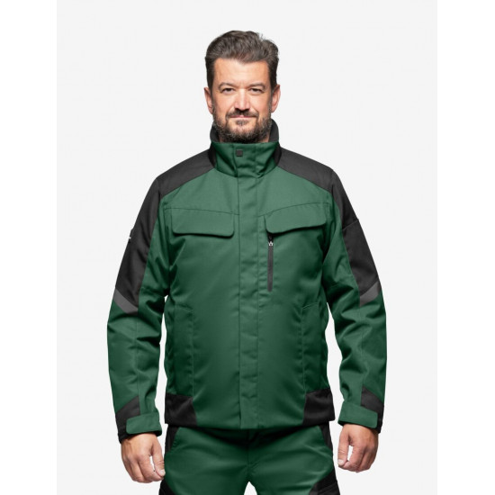 Lars, werkjas, winter, groen-zwart Lars, werkjas, winter, groen-zwart
